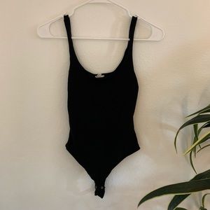 black tank top Garage bodysuit